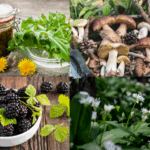 Leckeres Naturbüffet, alles kostenlos! Kostenloses essen aus der natur
